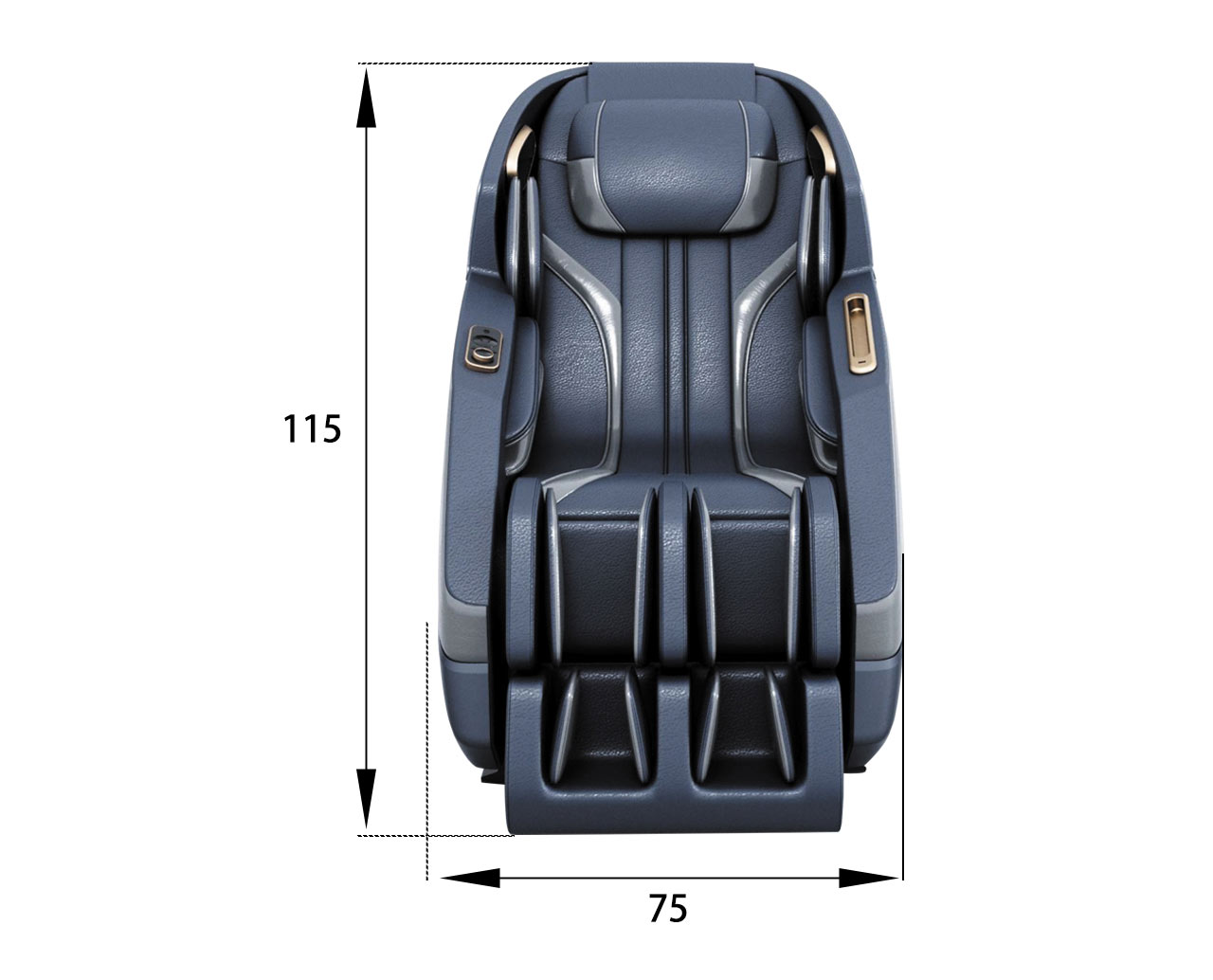 Chinese new design Super Long Massage Track massage chair